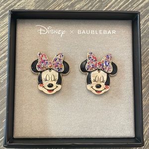 Disney x Baublebar Minnie Mouse Kiss earrings